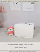 Rectangular Fabric storage box, decorative basket and finishing basket with handle are used for the storage of clothes, books and sundries (Bulldog) 14.9’’L ×10.2’’W×9.05’’H inches by TinyTreasures Baby Boutique