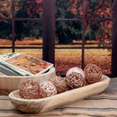 ANDALUCA Decorative Vase Filler Bag with Orbs, Balls (Rustic Copper) by CozyNest Decor