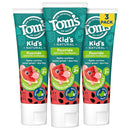 Tom’s of Maine Watermelon Wiggle Kids Toothpaste with Fluoride, Kids Natural Toothpaste, For Children Ages 2 and Up, Helps Prevent Cavities, 5.1 Oz 3 Pack by CozyNest Decor