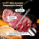 Wireless Meat Thermometer with 4 Probes, Inkbird Wifi BluetoothThermometer Digital Wireless for Rotisserie Grill Oven,Unlimited Range Dishwasher Waterproof Bluetooth Meat Thermometer for iOS & Android by TinyTreasures Baby Boutique