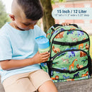 Wildkin ECO rPET 15-inch Kids Backpack – Sustainable, Padded, Adjustable – Wild Animals by TinyTreasures Baby Boutique