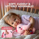 STEAM Life Musical Toys Gift for Baby Newborn 0-6 Month Infant - Plush Elephant Pink by TinyTreasures Baby Boutique