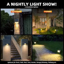 3 Brightness Modes Solar Outdoor Lights with Super Bright 40LEDs, 360 Adjustable Lighting Angle, USB Charging, Longer Working Time, Waterproof, Patio, Porch, Driveway by GreenHaven Gardens