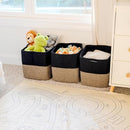 NaturalCozy 13x15x13 Kallax Storage Cubes Bins, 3 Pack | Cotton Rope Cube Storage Bin Woven Baskets for Organizing | Kallax Insert Storage Baskets for Shelves Organizer, Kids Toy, Closet Baby Nursery by TinyTreasures Baby Boutique