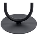 Lantern-shaped Metal End Table, Small Round Side Table, Modern Coffee Drink Cocktail Table, Small Accent Pedestal Table for Living Room Corners Small Spaces, 24'' Height