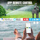 Raddy WS-3 WiFi Water Timer,2 Zones Sprinkler Timer for Garden Hose, Automatic Irrigation System with WiFi Hub, APP Control, Work with AWiFi Hub, Rain Delay for Lawns and Yard,2 Outlets by GreenHaven Gardens
