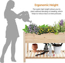 Yaheetech 47x23x32in Wooden Raised Garden Bed with Legs & Storage Shelf Horticulture Wooden Elevated Planter Box Vegetable Growing Bed for Flower/Herb/Backyard/Patio by GreenHaven Gardens