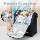 Momcozy Breastmilk Cooler Bag with Strap, Insulated Baby Bottle Bag, Fits 6 Baby Bottles up to 9Oz＆10H Long-term Cooling, XPE Insulation Layer, Food Grade PP Compartment for Nursing Mom Daycare by TinyTreasures Baby Boutique