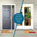 Gertmenian Peanuts Snoopy Coir Doormat - 2x3 Welcome Mat (2-Pack), Ideal for High Traffic Areas in Front Door, Garage, Entryway - Welcome, 80022 by CozyNest Decor