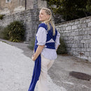 Boba Baby Wrap Carrier – Original Baby Sling Carrier for Newborns (7–35 lbs), Soft, Secure, Hands-Free & Ergonomic, Ideal for Comfortable Bonding, New Parents (Serenity Dark Blue) by TinyTreasures Baby Boutique