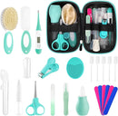 Baby Healthcare and Grooming Kit for Newborn Kids, 24PCS Upgraded Safety Baby Care Kit, Newborn Nursery Health Care Set, Baby Care Products (Green) by TinyTreasures Baby Boutique