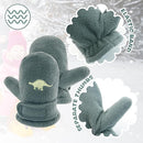 BAVST Baby Toddler Winter Mittens Girls Warm Fleece Lined Gloves Kids Sherpa Lined Mittens for Boys by TinyTreasures Baby Boutique
