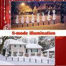 8 Pcs Solar Christmas Garden Stake Lights 8 Mode Yard Landscape Path Lights Xmas Solar Christmas Decorations Outdoor Waterproof Pathway Decor for Outside Holiday Garden Patio by GreenHaven Gardens