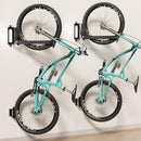 2-Pack Swivel Bike Rack Wall Mount, Bike Hangers for Garage, Space-Saving Vertical Bike Holder, Holds up to 77 lbs, Bicycle Wall Hanger Storage, No Heavy Lifting Required Indoor Hanging Bike Rack by GreenHaven Gardens