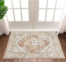 Lahome Boho Kitchen Rugs Washable - 2x3 Small Non-Slip Entry Rugs for Inside House Oriental Throw Area Rugs for Bedroom Accent Distressed Floor Doormat Carpet for Bathroom Entryway Laundry Living Room by TinyTreasures Baby Boutique