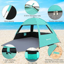 Gorich Beach Tent Sun Shelter for 3/4-5/6-7/8-10 Person with UPF 50＋ UV Protection, Lightweight & Easy Setup Beach Shade Canopy, Portable Beach Shade Tent Beach Cabana by TinyTreasures Baby Boutique