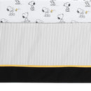 Lambs & Ivy Classic Snoopy White/Black/Gray 3-Piece Baby Crib Bedding Set by TinyTreasures Baby Boutique