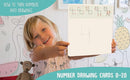 Learning Activity - Drawing with Numbers Educational Game, Perfect for Kids, Preschoolers Who Love Toys, Art and Craft Activities, Gifts for Girls and Boys Ages 3, 4, 5, 6 by TinyTreasures Baby Boutique