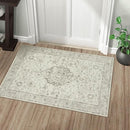 LIVEBOX Washable Rug 2x3 Kitchen Mats for Floor Entryway, Non Slip Front Door Mat for Bathroom Hallway, Boho Low-Pile Small Carpet Farmhouse Throw Indoor Rugs for Bath Sink, Taupe by TinyTreasures Baby Boutique