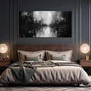 Large Abstract Canvas Wall Art for Living Room Large Size,Black and White Pictures Wall Art for Office 29 x 59 Inch by CozyNest Decor