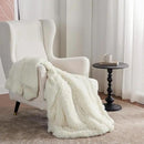 Bedsure GentleSoft Fuzzy Sherpa Faux Fur Twin Blanket Cream Cozy Gifts for Women, Soft Fleece Plush Warm Minky Thick Blanket Twin Size for Bed, Couch, Room Dorm Essentials Cream Decor Gifts, 60x80 by CozyNest Decor