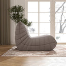 Bean Bag Chair, Fireside Chair Bean Bag Sofa Large Bean Bag Chair for Adults, Bean Bag Chairs for Teens with High Density Comfortable Foam, Memory Foam Bean Bag for Living Room, Bedroom (Grey) by CozyNest Decor