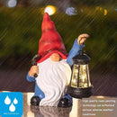 Garden Gnome Statue Solar Light Outdoor Decorations Figurine with Lantern Led Shovel Sculpture Lawn Patio Yard Porch Outside Christmas Housewarming Gifts for Women Mother's Day Grandma by CozyNest Decor