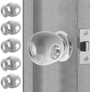 New & Improved - Door knob Baby Safety Cover - 5 Pack - Deter Little Kids from Opening Doors with A Child Proof Door Handle Lock - Driddle by TinyTreasures Baby Boutique