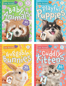 Cute Animals Poster Sticker Book - 4-Book Bundle for Kids Ages 3+, 400+ Stickers, 28 Mini Posters, 4 Giant Fold-Out Posters in 48 Full-Color Pages by TinyTreasures Baby Boutique