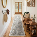 Washable Runners for Hallways Kitchen Rugs: 2'x10' Runner Rug Stain Resistant Non Slip Low Pile Soft Carpet Runners for Hallways Indoor Entryway Kitchen Laundry Room Bedroom Bathroom Farmhouse by TinyTreasures Baby Boutique