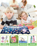 Reusable Sticker Book for Toddlers 2-4 Years, Stickers for Kids, Toddler Sticker Book Ages 1-3, Toddler Craft Activities, Toddlers Travel Toys Ages 2+ Boy Girl Birthday Gifts by TinyTreasures Baby Boutique