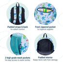 Wildkin 16-inch Kids Backpack – Durable, Padded & Spacious School Bag for Boys & Girls - Dinosaur Land by TinyTreasures Baby Boutique