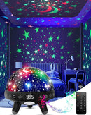 YACHANCE Kids Night Light Projector with Music.Baby Night Light Star Projector with Remote & Timer.Baby Sensory Lights Toys for Kids.Sound Machine Baby with 29 Soothing Sound for Sleeping. by TinyTreasures Baby Boutique