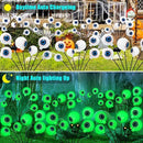 Solar Garden Lights Outdoor, Swaying Light Waterproof Solar Lights Outdoor for Yard Pathway Patio, Swaying Lawn Decor as Gardening Gifts for Women Holiday (Green, 4 Pack Halloween Decor) by CozyNest Decor
