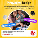 GiiKER Smart Four, 3D AI-Powered 4 in a Row Game, Strategy Board Games with Integrated Referee for 1-2 Players, Travel Games for Ages 6-12 and up, Birthday Gift for Kids Family Game Night by TinyTreasures Baby Boutique