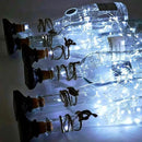YJFWAL Upgraded 12 Pack Solar Wine Bottle Lights, 20 LEDs Waterproof Copper Light, Bottle Light Fairy Cork String Lights for Yard Patio Decor, DIY Birthday Gift for Mom Grandma Girlfriend(Cool White) by CozyNest Decor