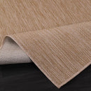 Washable Indoor Outdoor Rug 6x9 Weather Resistant Area Rugs Modern Solid Jute Rug for Porch Deck Balcony Backyard Patio Outside Carpet (6 X 9 Jute Beige) by CozyNest Decor