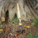Kana Hoe 217 Japanese Garden Tool - Hand Hoe/Sickle is Perfect for Weeding and Cultivating. The Blade Edge is Very Sharp. (Beige-007) by GreenHaven Gardens