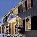 C9 LED Christmas Lights Outdoor, 25 Feet C9 Warm White String Lights Outdoor with 26 LED Clear Bulbs for Indoor Christmas Tree Roofline Holiday Party Garden Patio Backyard Cafe Decoration by GreenHaven Gardens