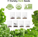 inbloom Herb Seed Pod Kit for AeroGarden, iDOO, Ahopegarden, MUFGA Hydroponic Growing System Indoor Garden, 12-Pod, 350+ Seeds Included Basil, Mint, Cilantro, Parsley, Shiso, Chicory, Liquorice by GreenHaven Gardens