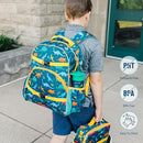 Wildkin ECO rPET 17-inch Large Backpack – Sustainable, Padded, Adjustable – Jurassic Dinosaurs by TinyTreasures Baby Boutique