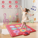 Dance Mat Toy for 3-12 Year Old Girls, Dancing Music Game Birthday for Kids, PlaymatScreen-Free Pink Dance Pad, Premium Speaker with Built-in Adjustable Volume Music, Perfect Christmas Birthday Gift by TinyTreasures Baby Boutique