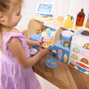 Melissa & Doug Wooden Cool Scoops Ice Creamery Play Food Toy Wooden Pretend Play Frozen Treats for Toddlers, Preschoolers, Boys and Girls - FSC-Certified by TinyTreasures Baby Boutique