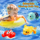 Baby Bath Toys,Light Up Crab Bubble Machine Blower with LED Lights,3 Cute Wind-Up Bath Toys for Kids Ages 1-3 4-8 Toddler Bathub Toy Great Birthday Gifts for Kids by TinyTreasures Baby Boutique