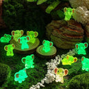 96 Pcs Luminous Resin Mini Elephant Animals Miniature Elephant Figurines Glow in The Dark Garden Accessories Moss Landscape DIY Terrarium Ornament for Garden Dollhouse Decoration (Classic) by GreenHaven Gardens