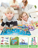 Reusable Sticker Book for Toddlers 2-4 Years, Stickers for Kids, Toddler Sticker Book Ages 1-3, Toddler Craft Activities, Toddlers Travel Toys Ages 2+ Boy Girl Birthday Gifts by TinyTreasures Baby Boutique
