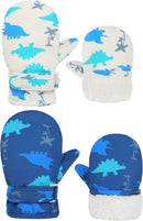 Toddler Gloves Kids Mittens Winter Warm Lined Fleece Gloves Waterproof Snow Baby Mitten for Boys Girls by TinyTreasures Baby Boutique