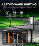 8 Pack Solar Pathway Lights Outdoor,Super Brightness IP65 Waterproof Auto On/Off Solar Path Lights, Garden Solar Powered Landscape Lighting for Outside Yard Garden Driveway Walkway Decor by CozyNest Decor