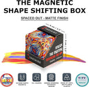 Shashibo Shape Shifting Box - Award-Winning Fidget Toy w/ 36 Rare Earth Magnets - Fidget Cube Transforms Into Over 70 Shapes, Sensory Toy Gift for Kids, Teens, and Adults (Spaced Out) by TinyTreasures Baby Boutique