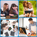 LCD Writing Tablet,16 Inch Colorful Screen Rechargeable Doodle Board Toddler Educational Toys for 3 4 5 6 Years Old Boys Girls Reusable Portable Drawing Tablet Christmas Toys Gifts for Kids (Black) by TinyTreasures Baby Boutique